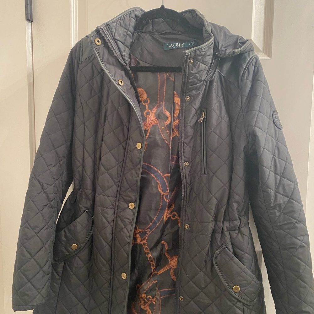 Ralph Lauren quilted winter jacket - Picture 7 of 9